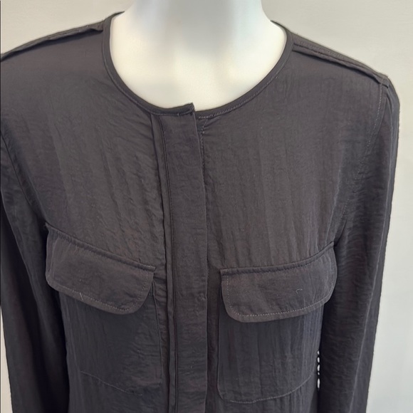 H&M Black Button Down Shirt - Picture 3 of 9